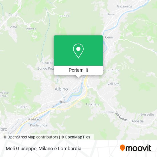 Mappa Meli Giuseppe