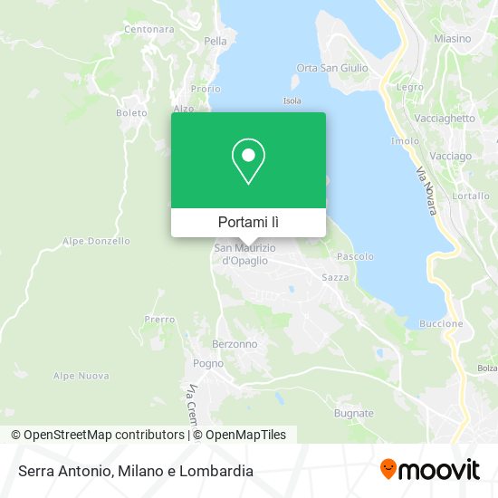 Mappa Serra Antonio