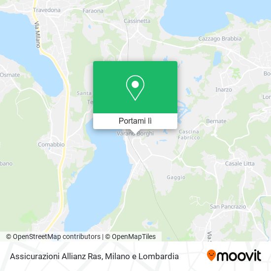 Mappa Assicurazioni Allianz Ras