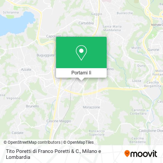 Mappa Tito Poretti di Franco Poretti & C.