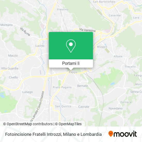 Mappa Fotoincisione Fratelli Introzzi