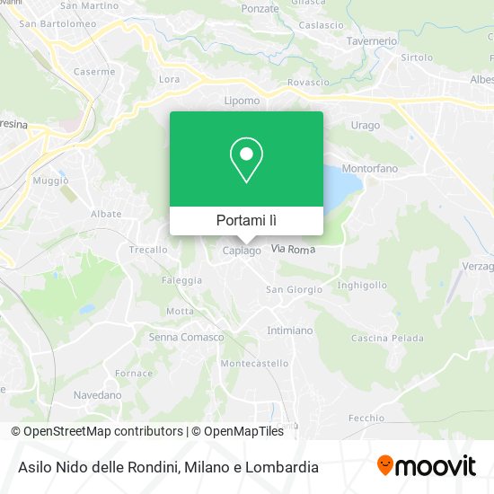 Mappa Asilo Nido delle Rondini