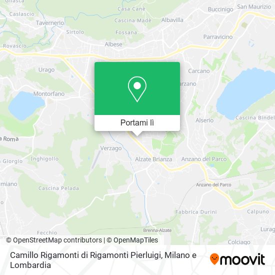Mappa Camillo Rigamonti di Rigamonti Pierluigi