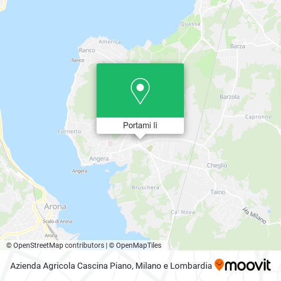 Mappa Azienda Agricola Cascina Piano