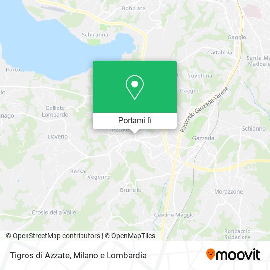 Mappa Tigros di Azzate