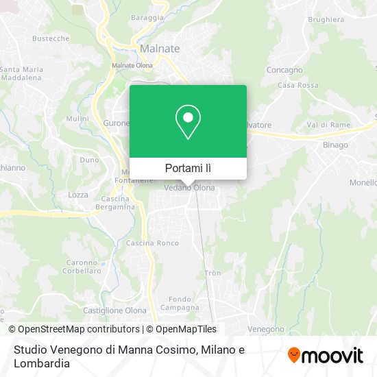 Mappa Studio Venegono di Manna Cosimo