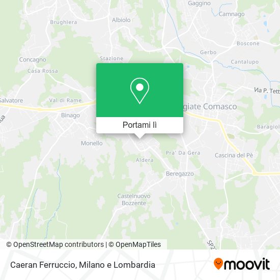 Mappa Caeran Ferruccio