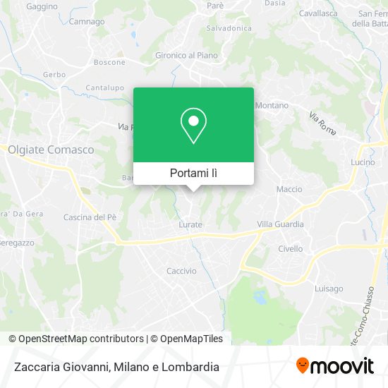 Mappa Zaccaria Giovanni