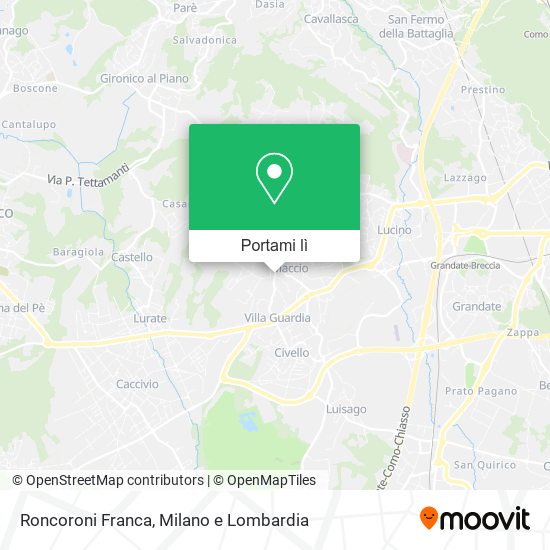 Mappa Roncoroni Franca