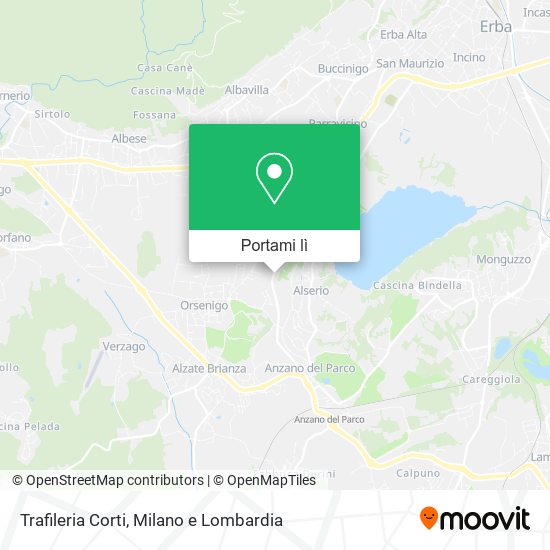 Mappa Trafileria Corti