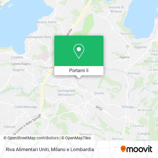 Mappa Riva Alimentari Uniti