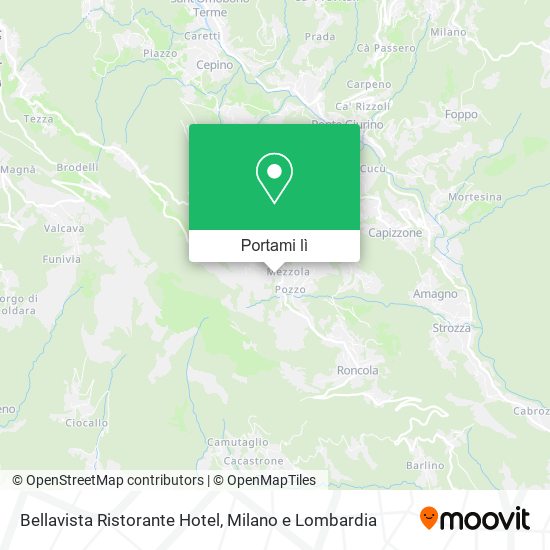 Mappa Bellavista Ristorante Hotel