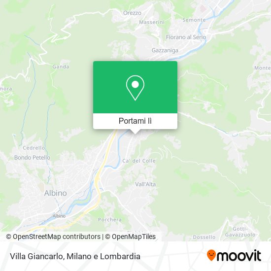 Mappa Villa Giancarlo