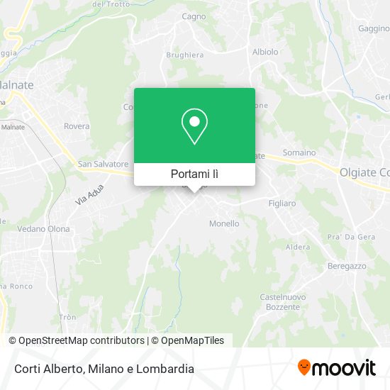 Mappa Corti Alberto