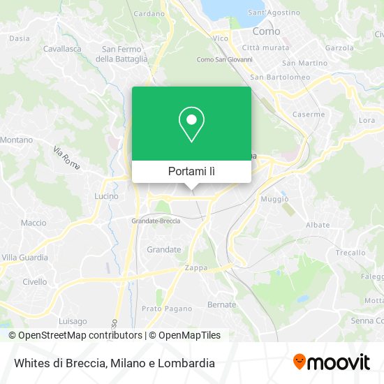 Mappa Whites di Breccia