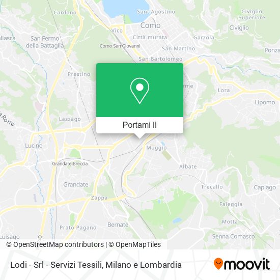 Mappa Lodi - Srl - Servizi Tessili