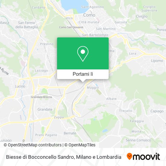 Mappa Biesse di Bocconcello Sandro