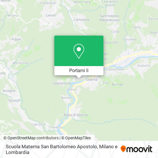 Mappa Scuola Materna San Bartolomeo Apostolo