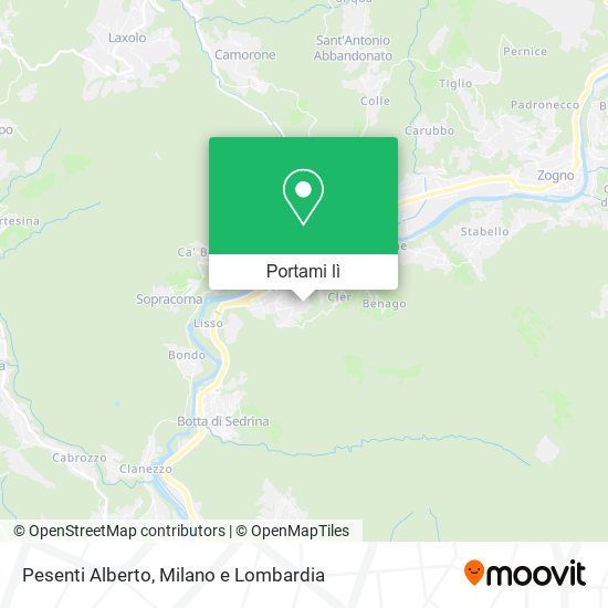 Mappa Pesenti Alberto