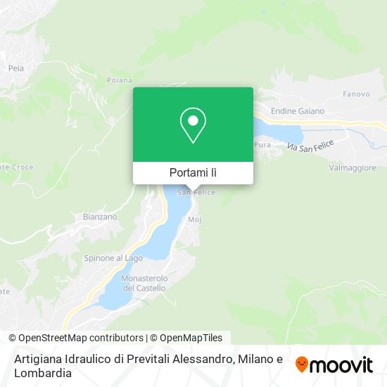 Mappa Artigiana Idraulico di Previtali Alessandro