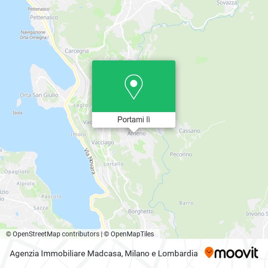 Mappa Agenzia Immobiliare Madcasa