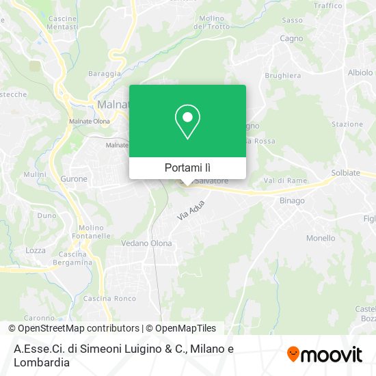 Mappa A.Esse.Ci. di Simeoni Luigino & C.