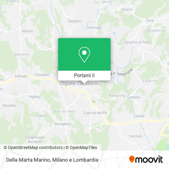 Mappa Della Marta Marino