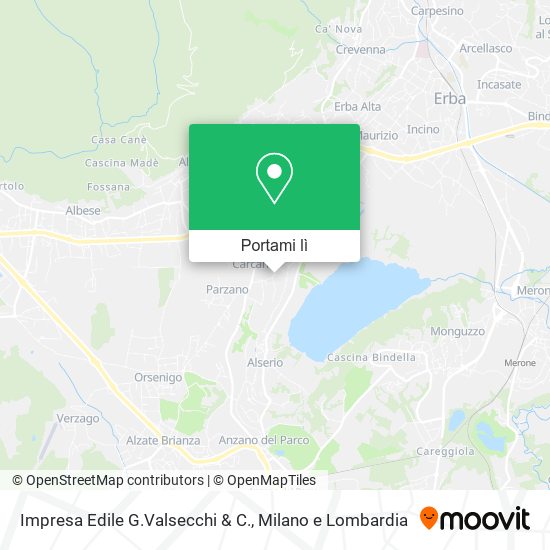 Mappa Impresa Edile G.Valsecchi & C.