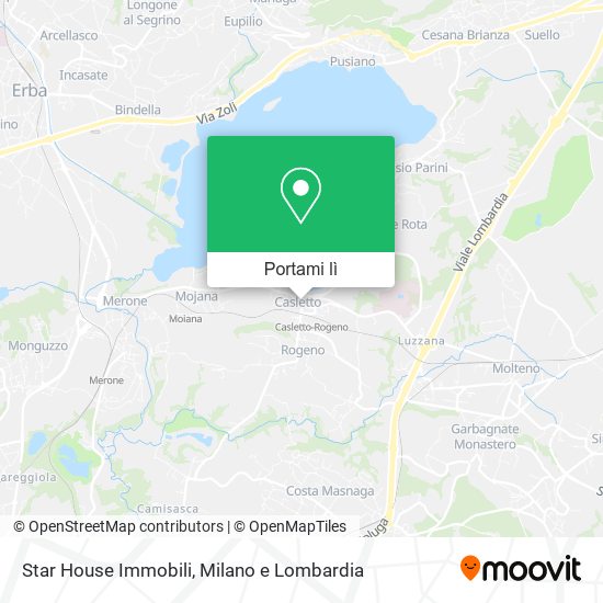 Mappa Star House Immobili