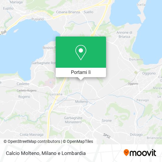 Mappa Calcio Molteno