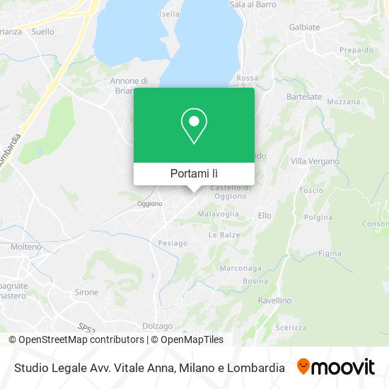 Mappa Studio Legale Avv. Vitale Anna