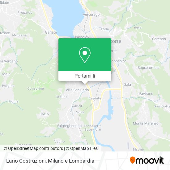 Mappa Lario Costruzioni