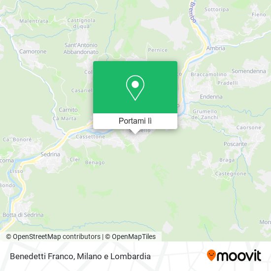 Mappa Benedetti Franco