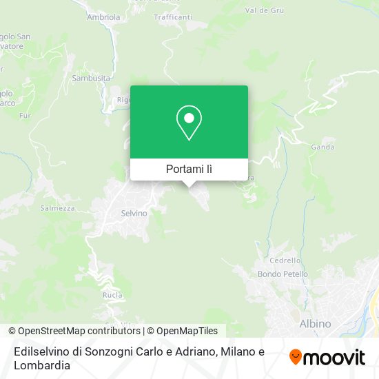 Mappa Edilselvino di Sonzogni Carlo e Adriano