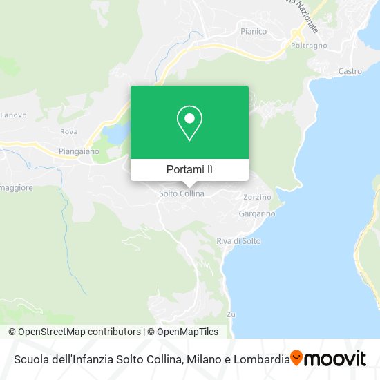 Mappa Scuola dell'Infanzia Solto Collina