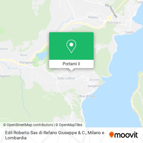 Mappa Edil Roberto Sas di Refano Giuseppe & C.