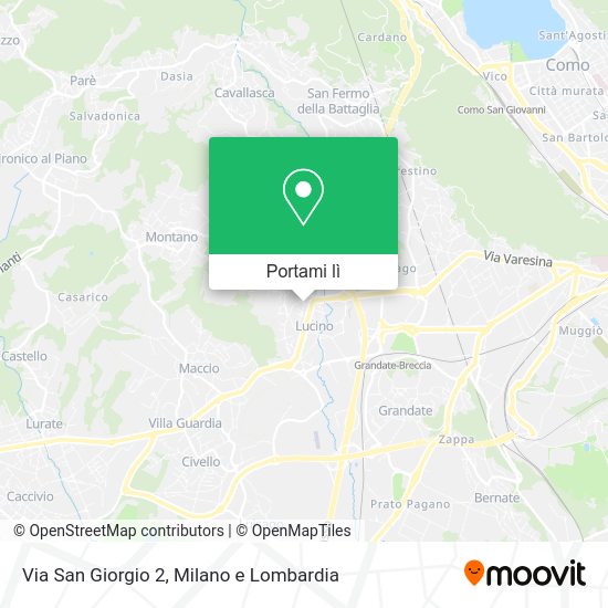 Mappa Via San Giorgio  2