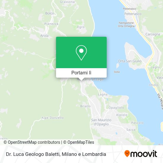 Mappa Dr. Luca Geologo Baletti