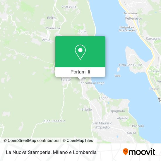 Mappa La Nuova Stamperia