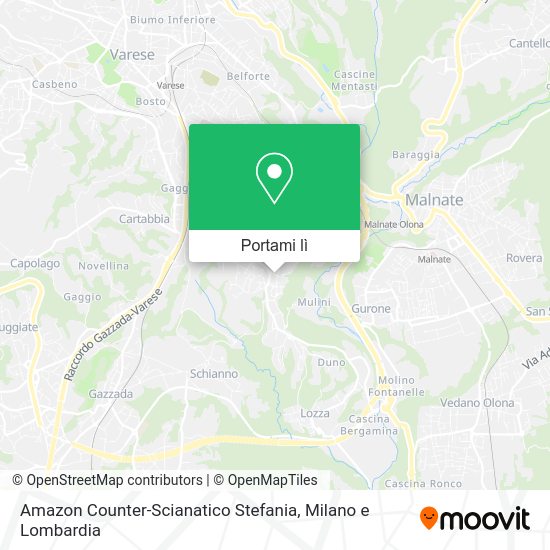 Mappa Amazon Counter-Scianatico Stefania