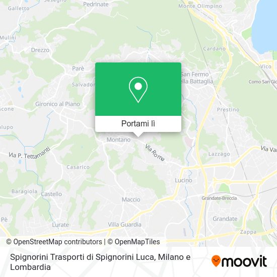 Mappa Spignorini Trasporti di Spignorini Luca