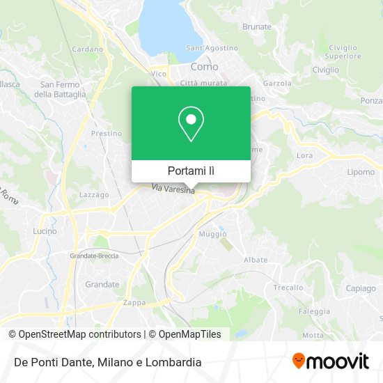 Mappa De Ponti Dante