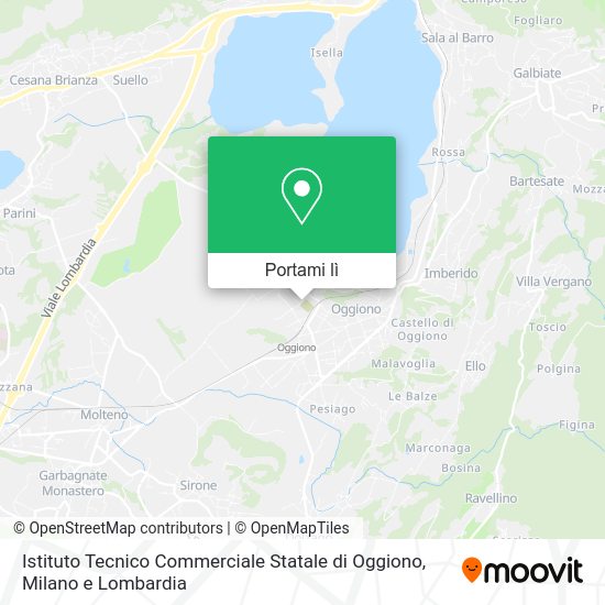 Mappa Istituto Tecnico Commerciale Statale di Oggiono