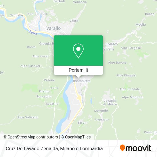 Mappa Cruz De Lavado Zenaida