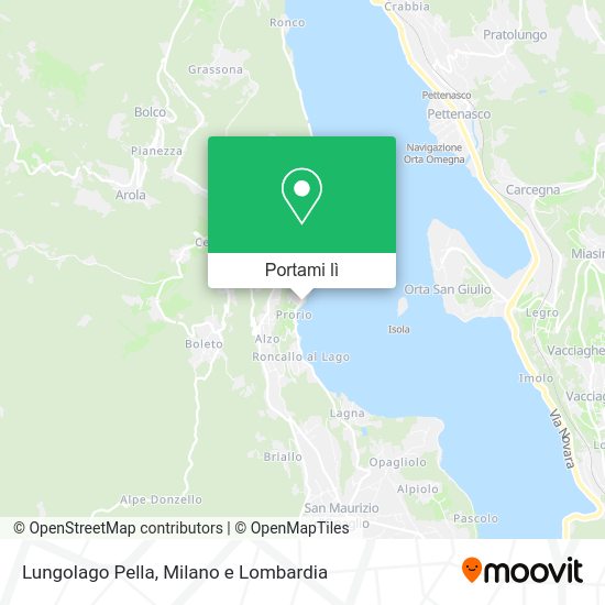 Mappa Lungolago Pella