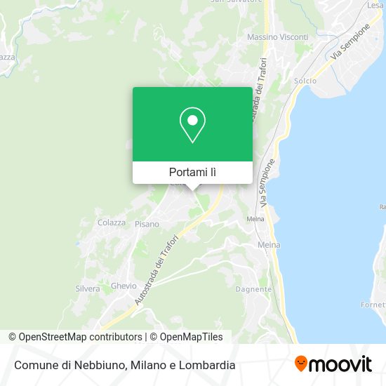 Mappa Comune di Nebbiuno