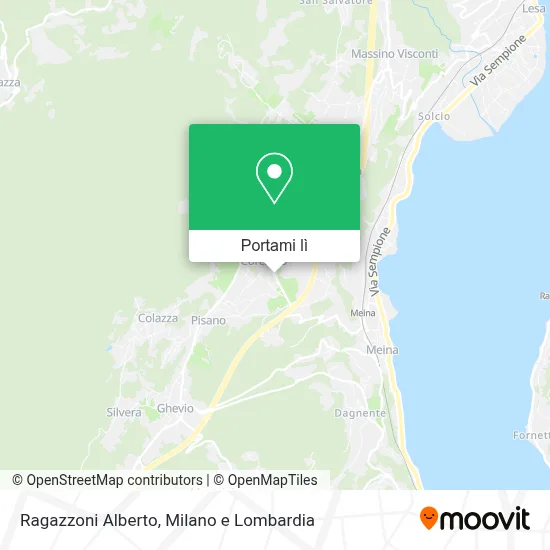 Mappa Ragazzoni Alberto