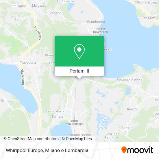 Mappa Whirlpool Europe