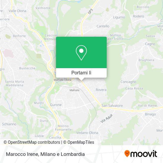 Mappa Marocco Irene