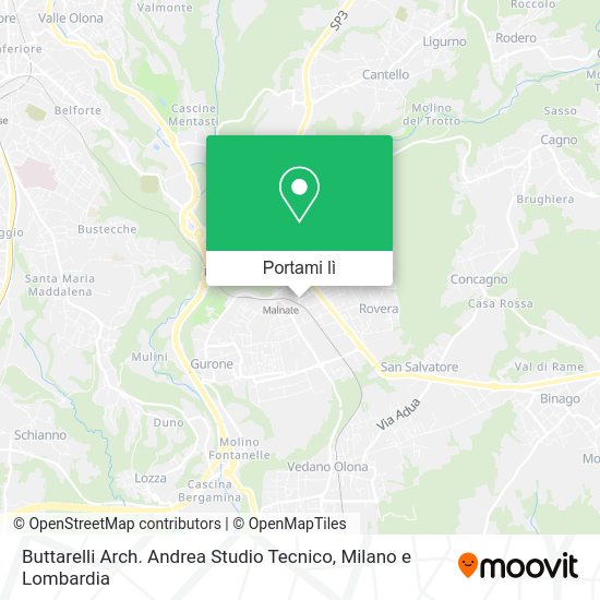 Mappa Buttarelli Arch. Andrea Studio Tecnico